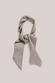 Neck Scarf - Silk- Taupe Link