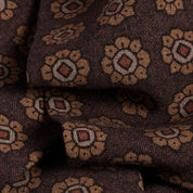 Neck Scarf - Wool - Brown Mosaic