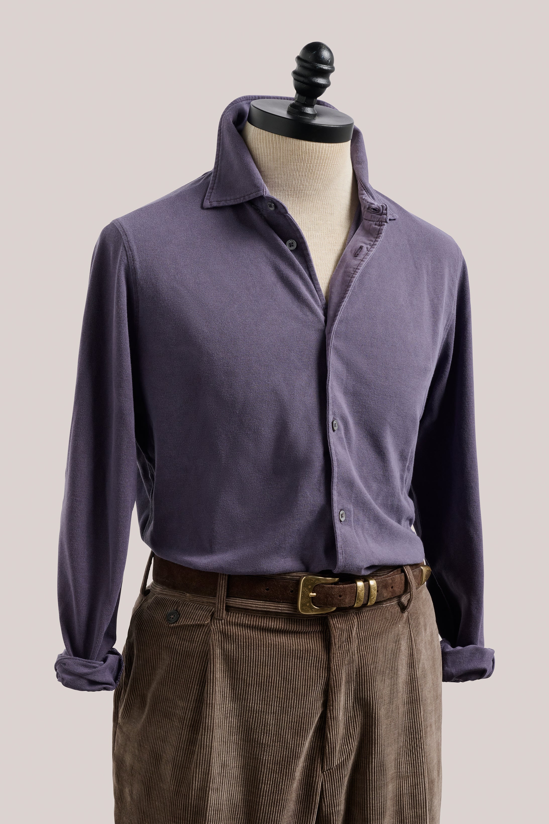 Noosa Long Sleeved Pique Cotton Shirt - Plum – CHRISTIAN KIMBER
