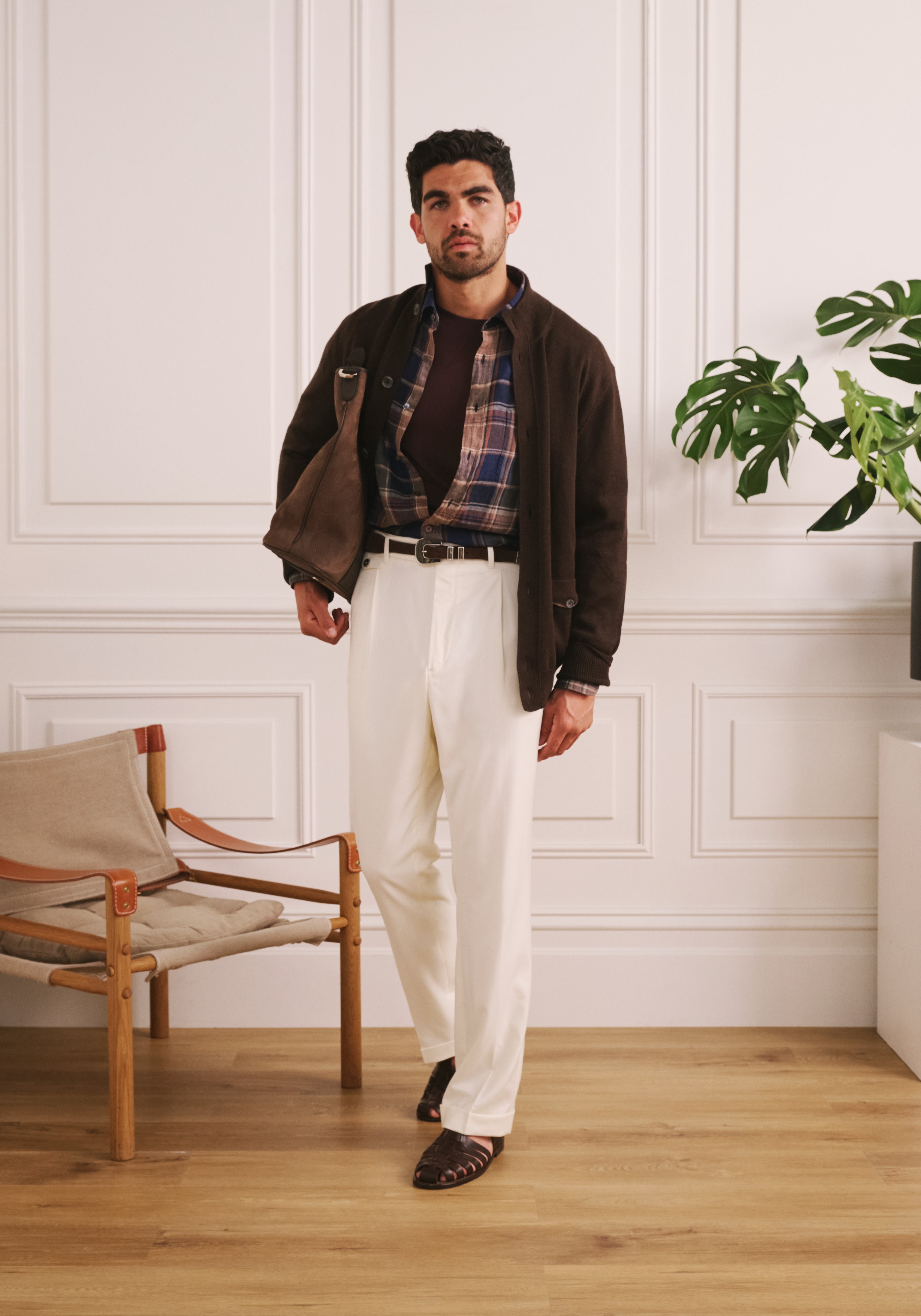 Woodend Cardigan - Wool - Chocolate