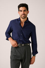 Fenner Essential Oxford Shirt - Indigo