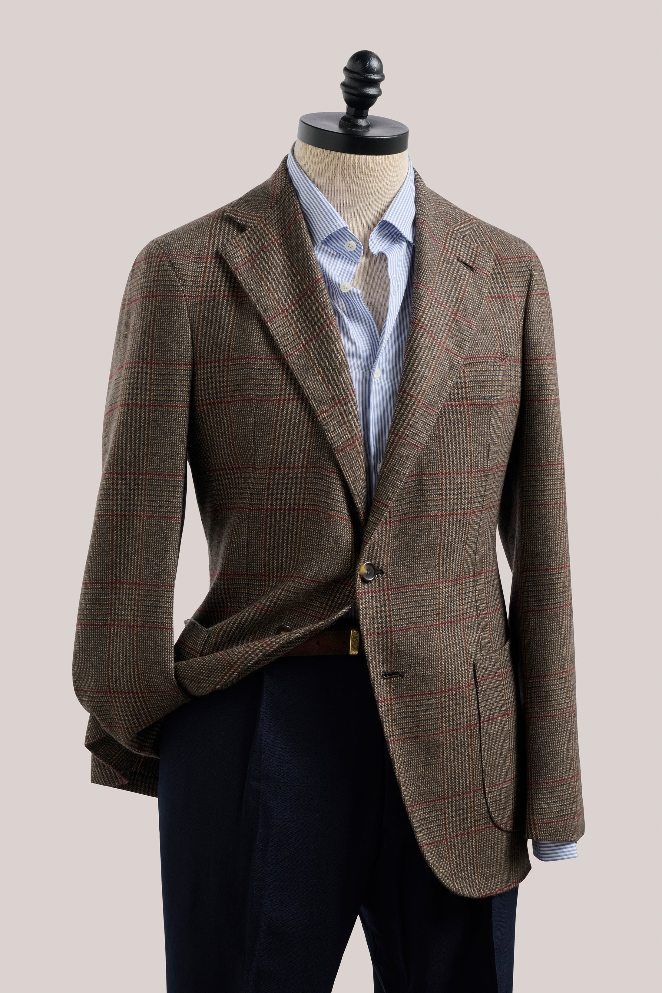 Naples Blazer - 100% Cashmere Check