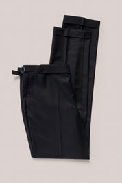 Collins Suit Trousers - Wool - Black