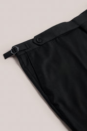 Collins Suit Trousers - Wool - Black
