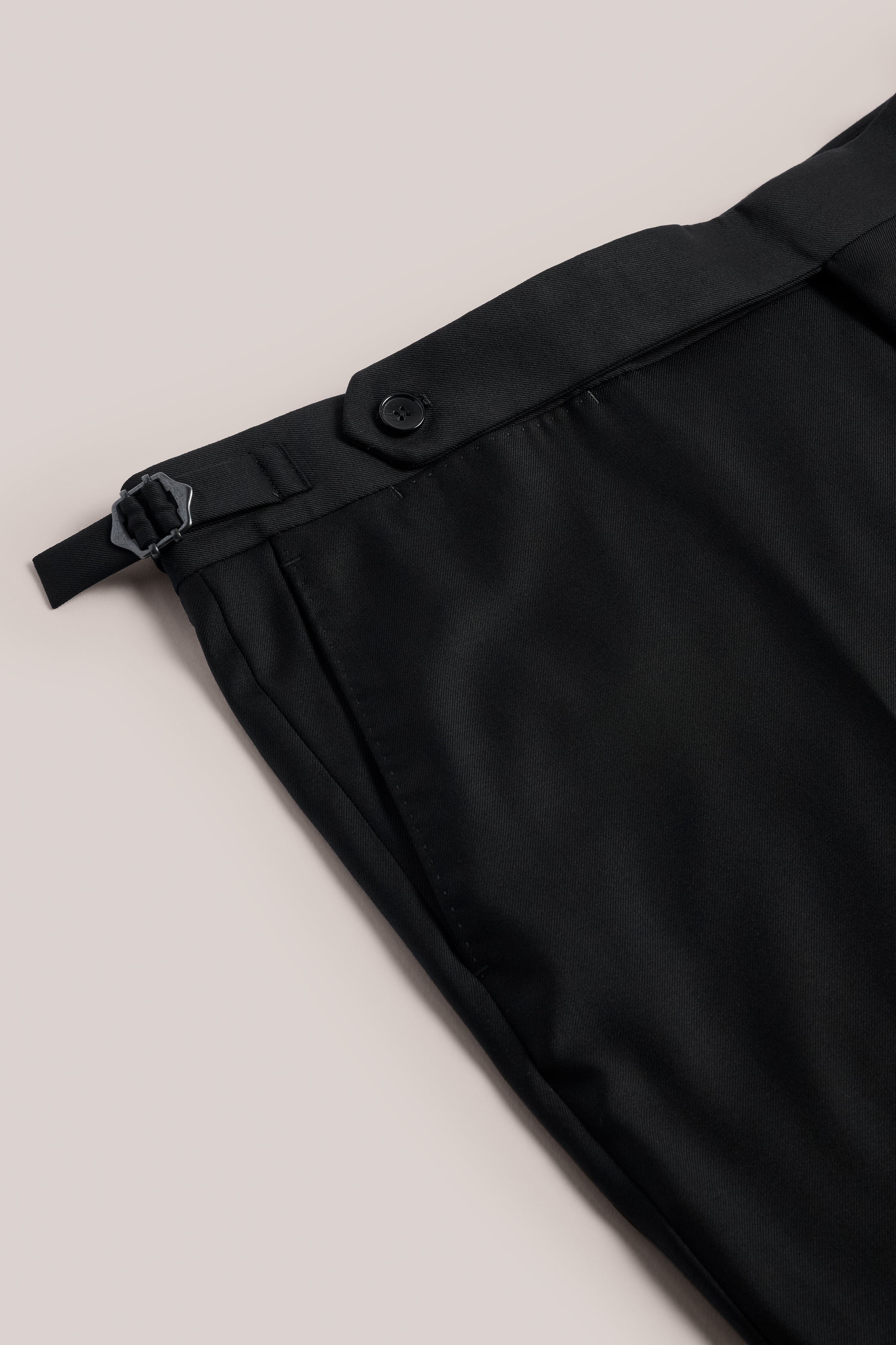 Collins Suit Trousers - Wool - Black