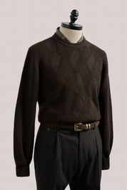 Radfords Cable Knit - Chocolate