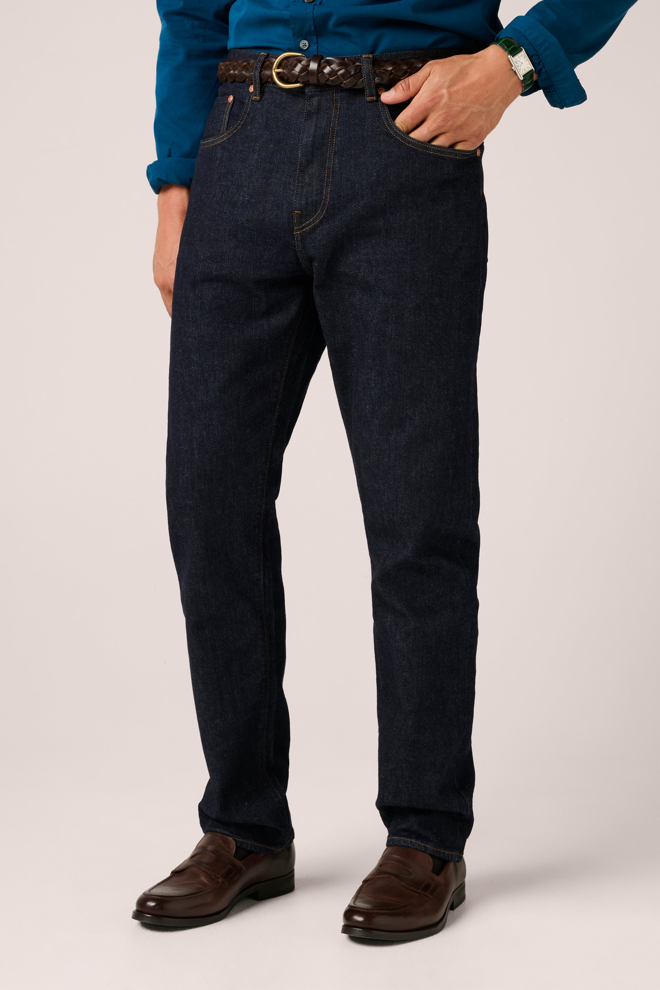 Rose Street Denim - Italian Selvedge Jeans  - Dark Indigo