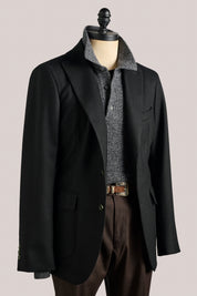 Sample Blazer Black Jearsy Wool - Size 52 IT/ 42 UK only
