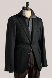 Sample Blazer Black Jearsy Wool - Size 52 IT/ 42 UK only