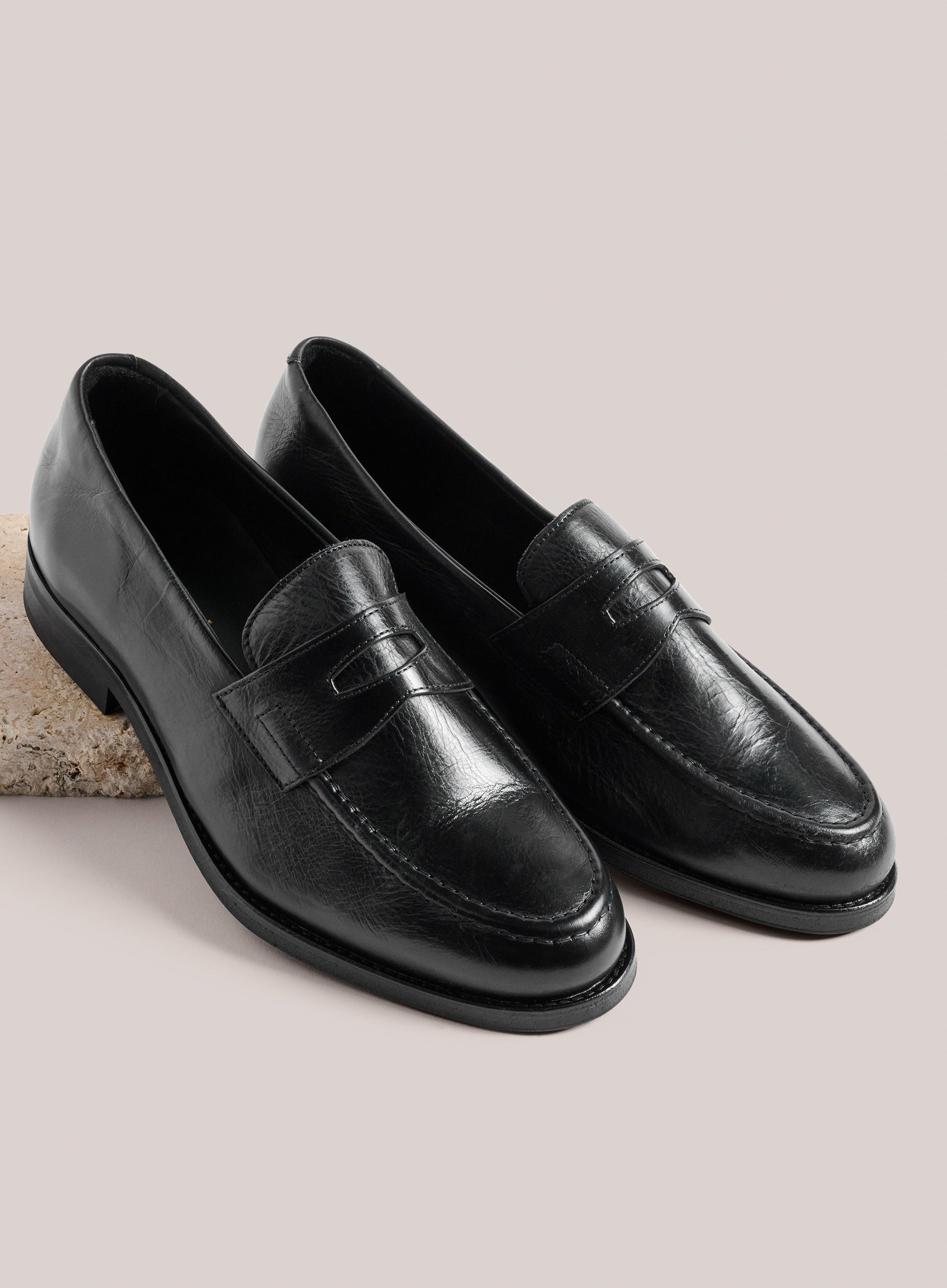 Russell Loafer - Natural Grain Black