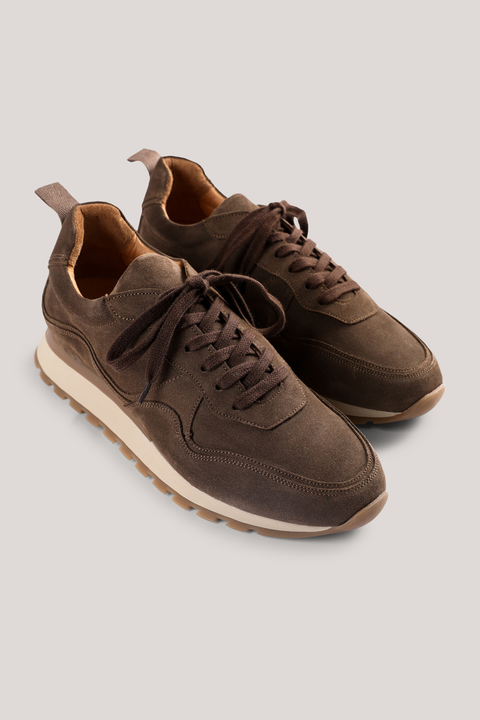 Byron Sneaker - Taupe Suede