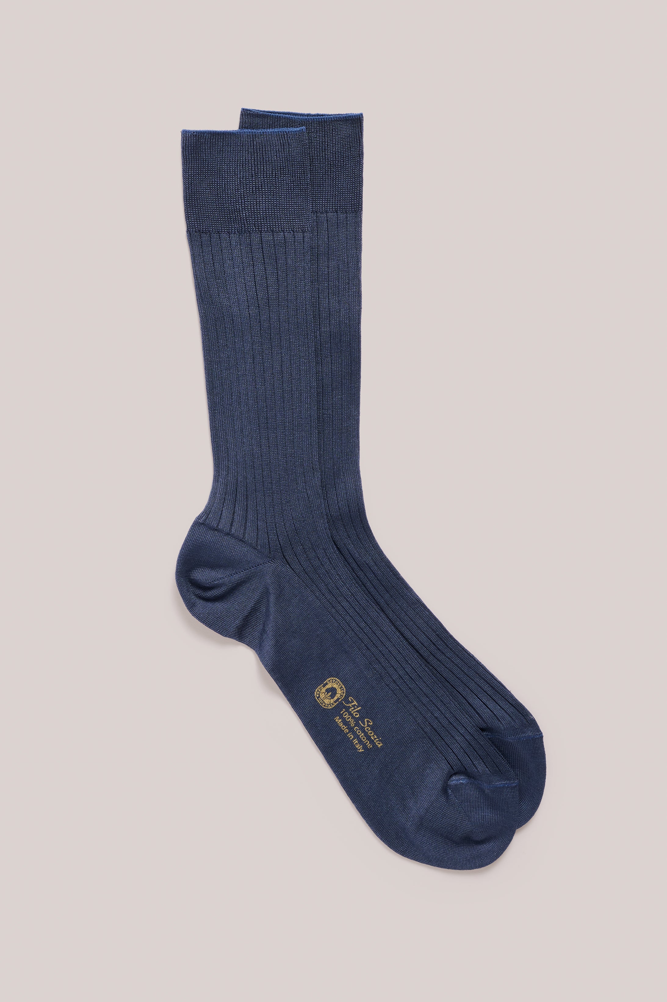 Filo di Scozia - Cotton - Ribbed Socks