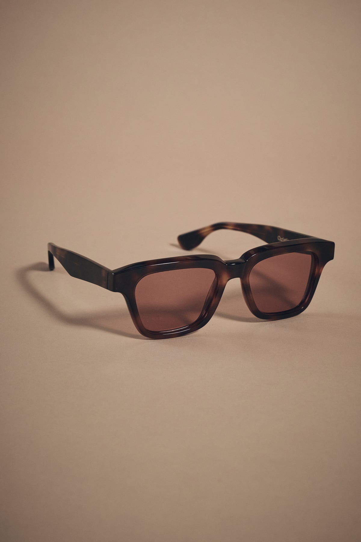 Kelsey Sunglasses - Italian Acetate - Tortoiseshell Frame & Brick Lens