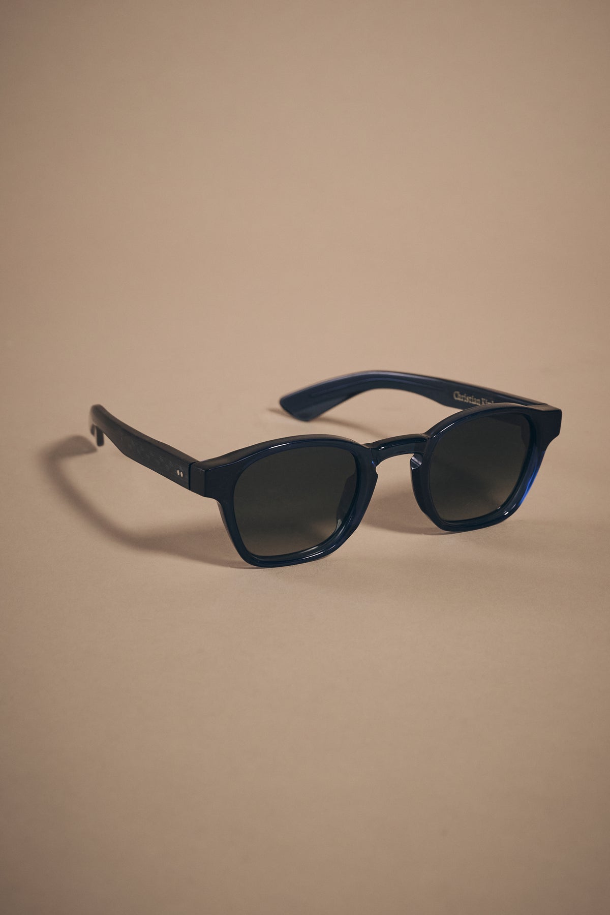 Hyde Sunglasses - Italian Acetate - Blue Frame & Brown Lens