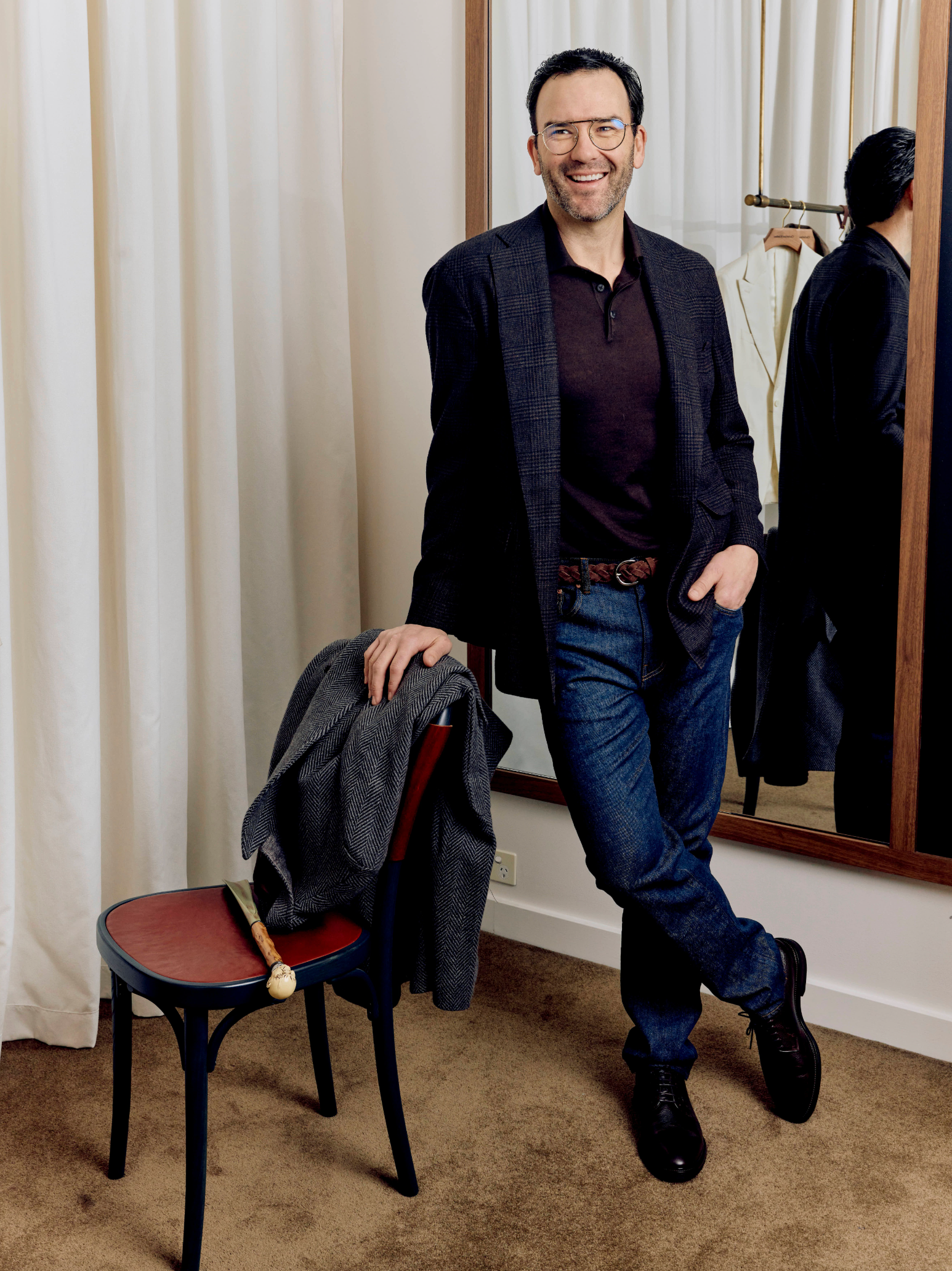 Rose Street Denim - Italian Selvedge Jeans  - Dark Indigo