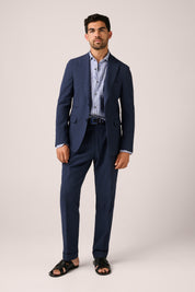 Architects Blazer - Navy Seersucker
