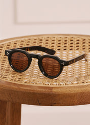Lorne Round Sunglasses - Tort