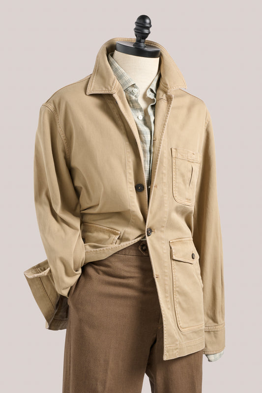 Fitzroy Chore Jacket - Washed Sand