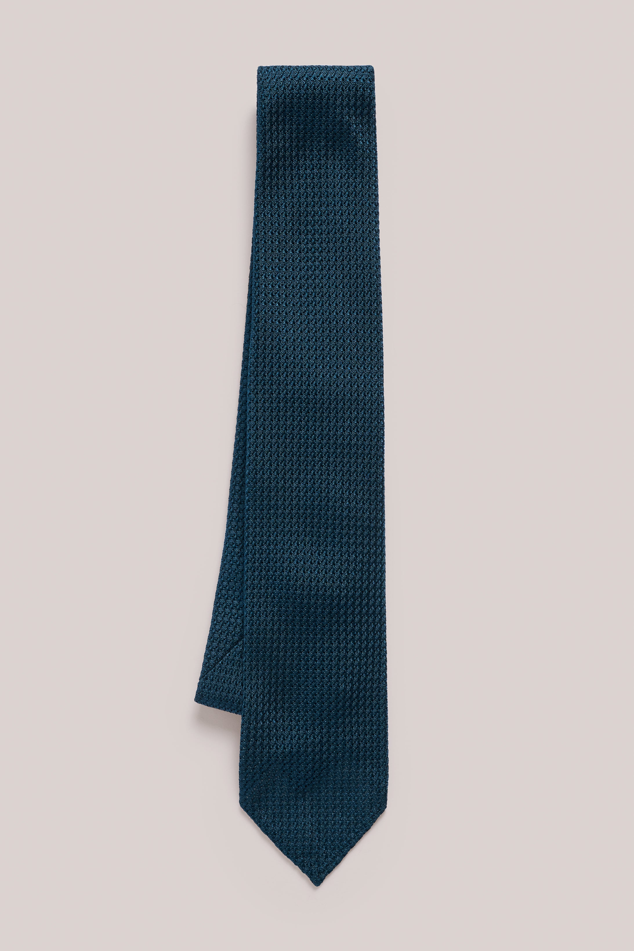 Tie - Silk Grenadine - Marine Aqua