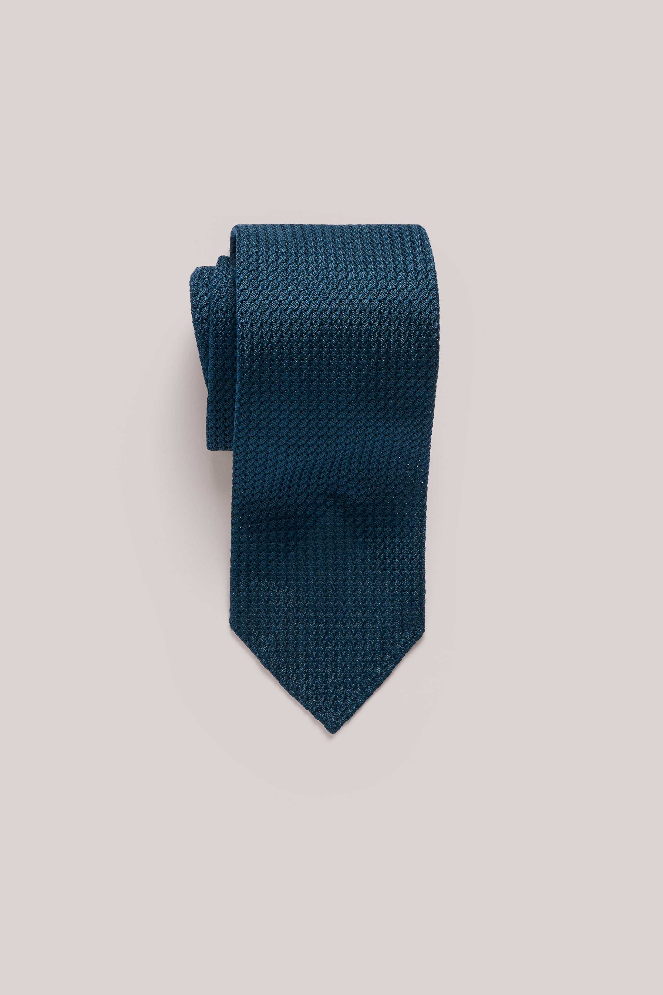 Tie - Silk Grenadine - Marine Aqua