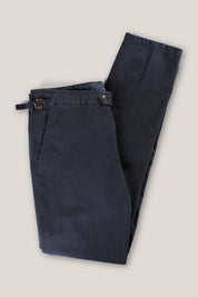 Italian Melange Chino - Navy