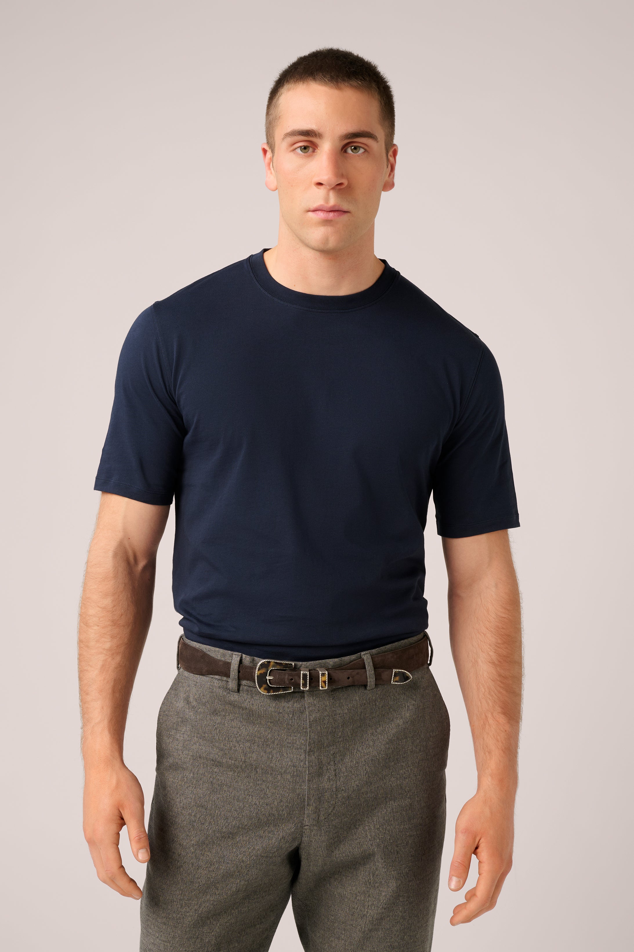 Apollo T-Shirt - Portuguese Cotton - Navy Blue