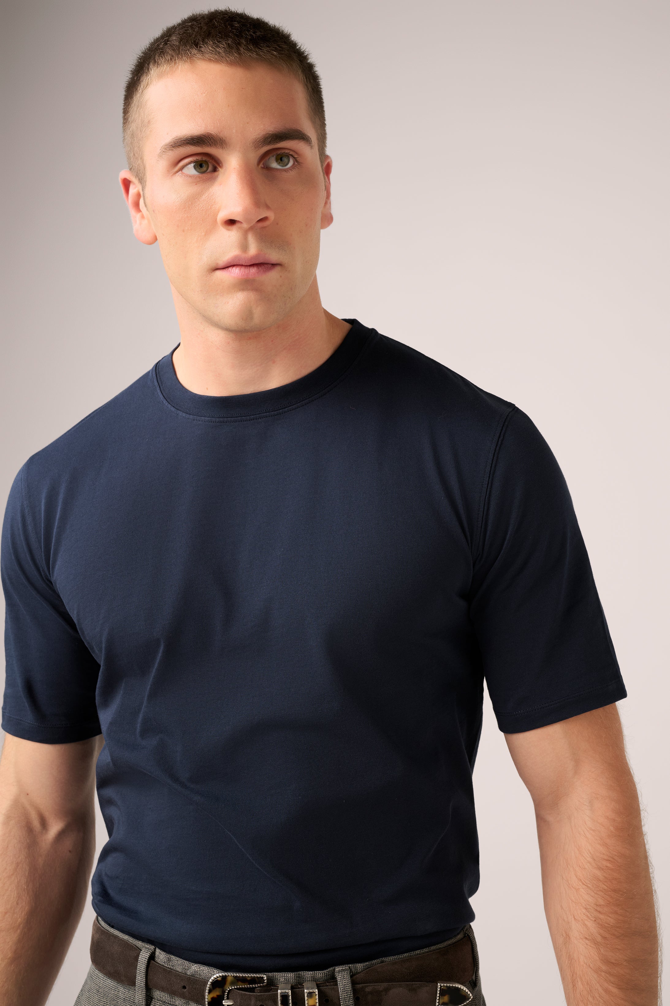 Apollo T-Shirt - Portuguese Cotton - Navy Blue