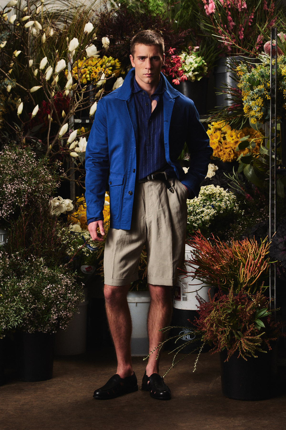 Fitzroy Chore Jacket - Garment-Dyed Cotton - Aegean Blue (PRE-ORDER)