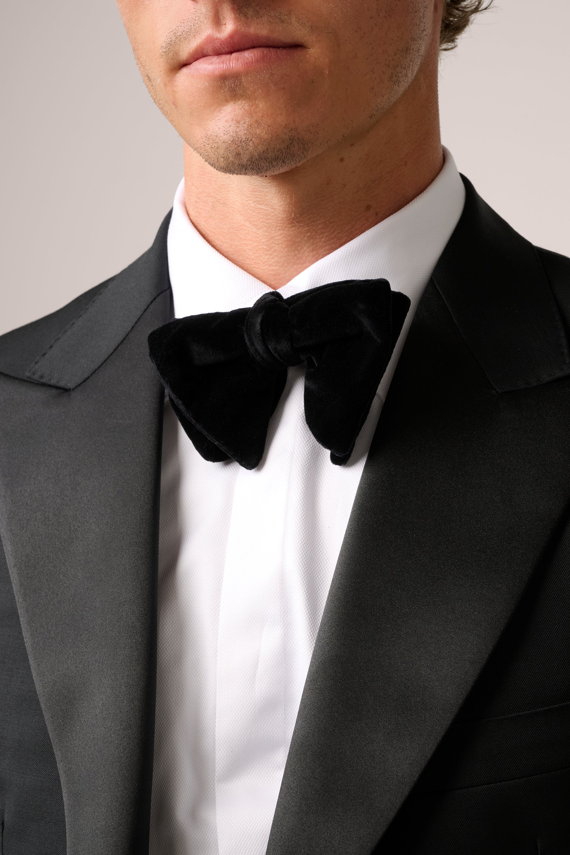 Tuxedo Jacket - Wool - Black