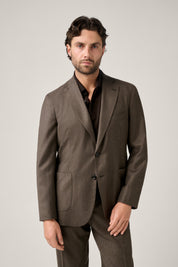 Architects Blazer -  Wool & Cashmere Flannel - Sahara