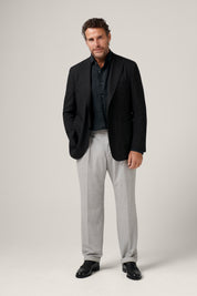 Apollo Unconstructed Hopsack Blazer - Charcoal