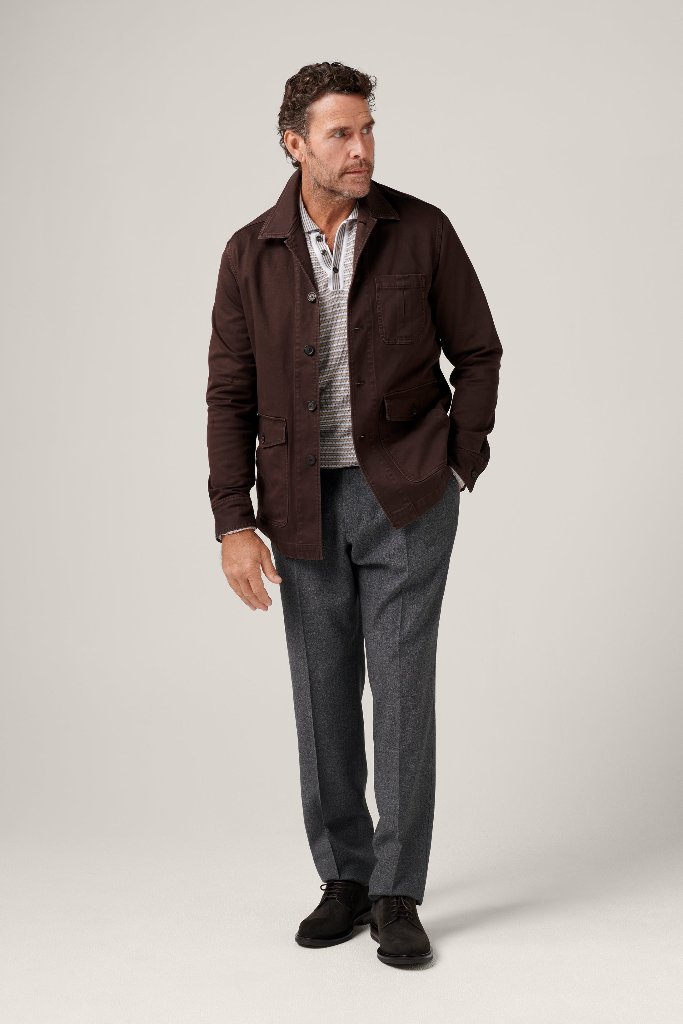 Fitzroy Chore Jacket - Chocolate