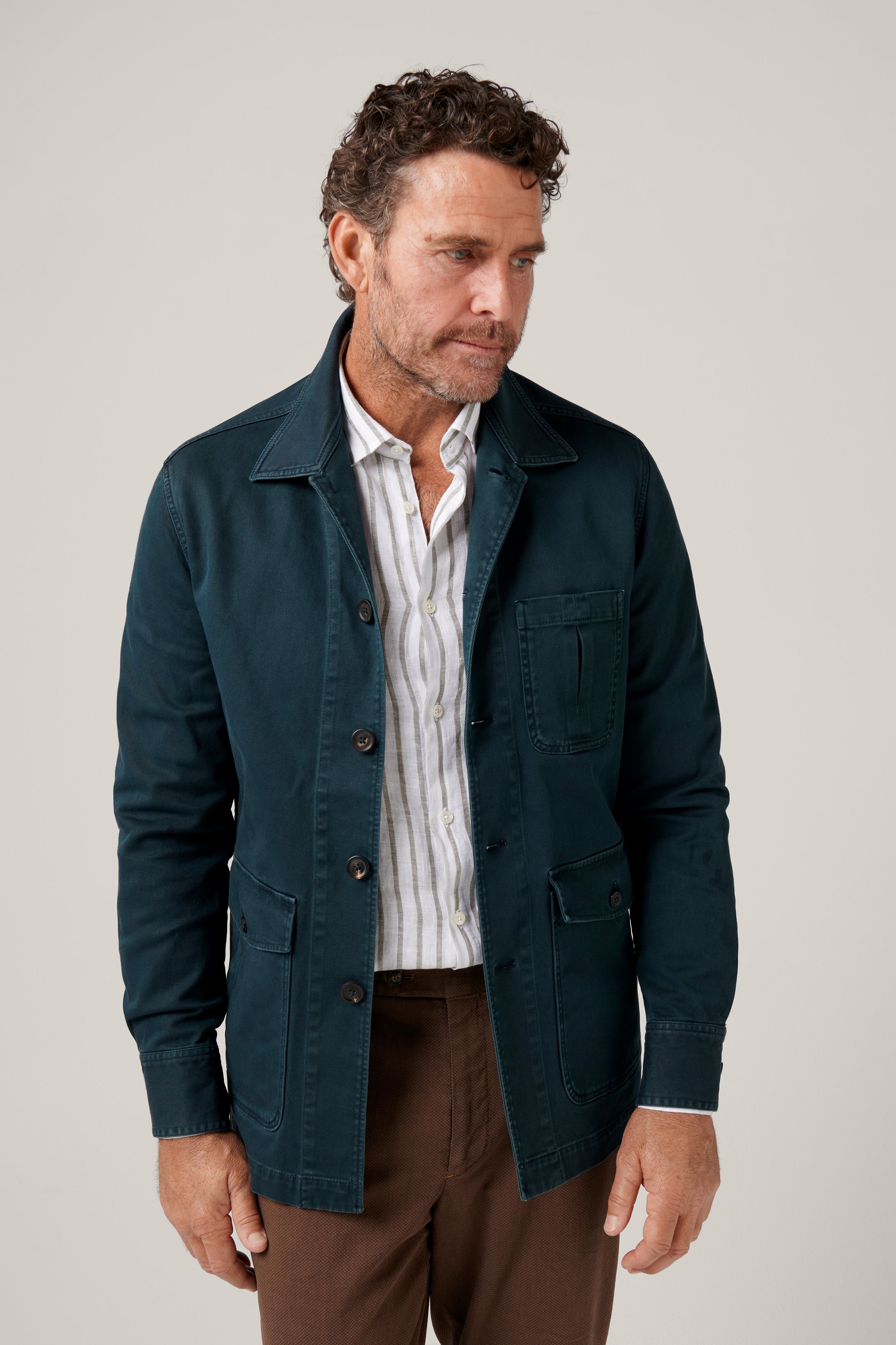 Fitzroy Chore Jacket - Bottle Green