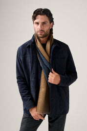 Fitzroy Chore Jacket - Navy Suede