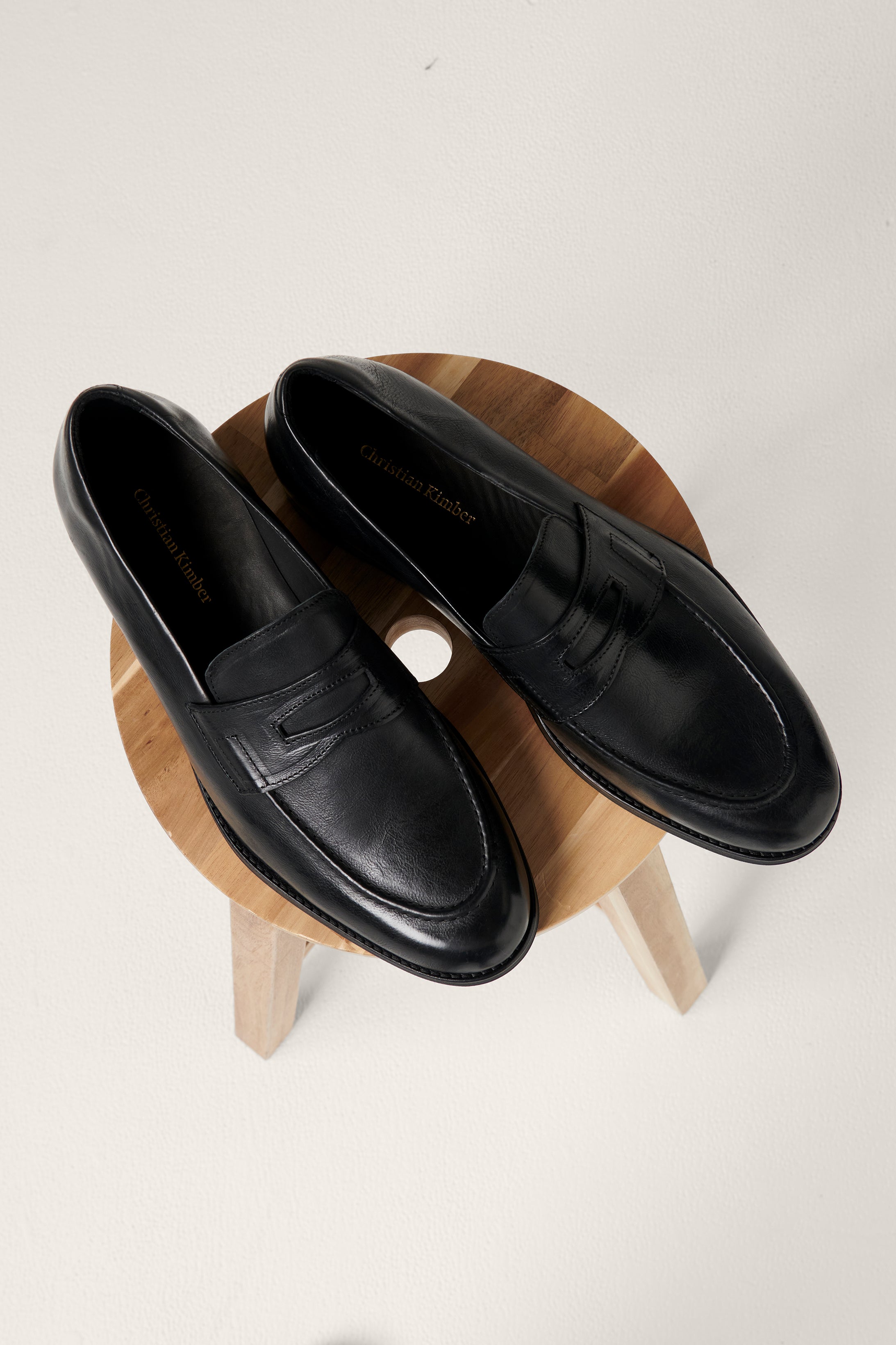 Russell Classic Loafer - Black Grain: Pre-Order