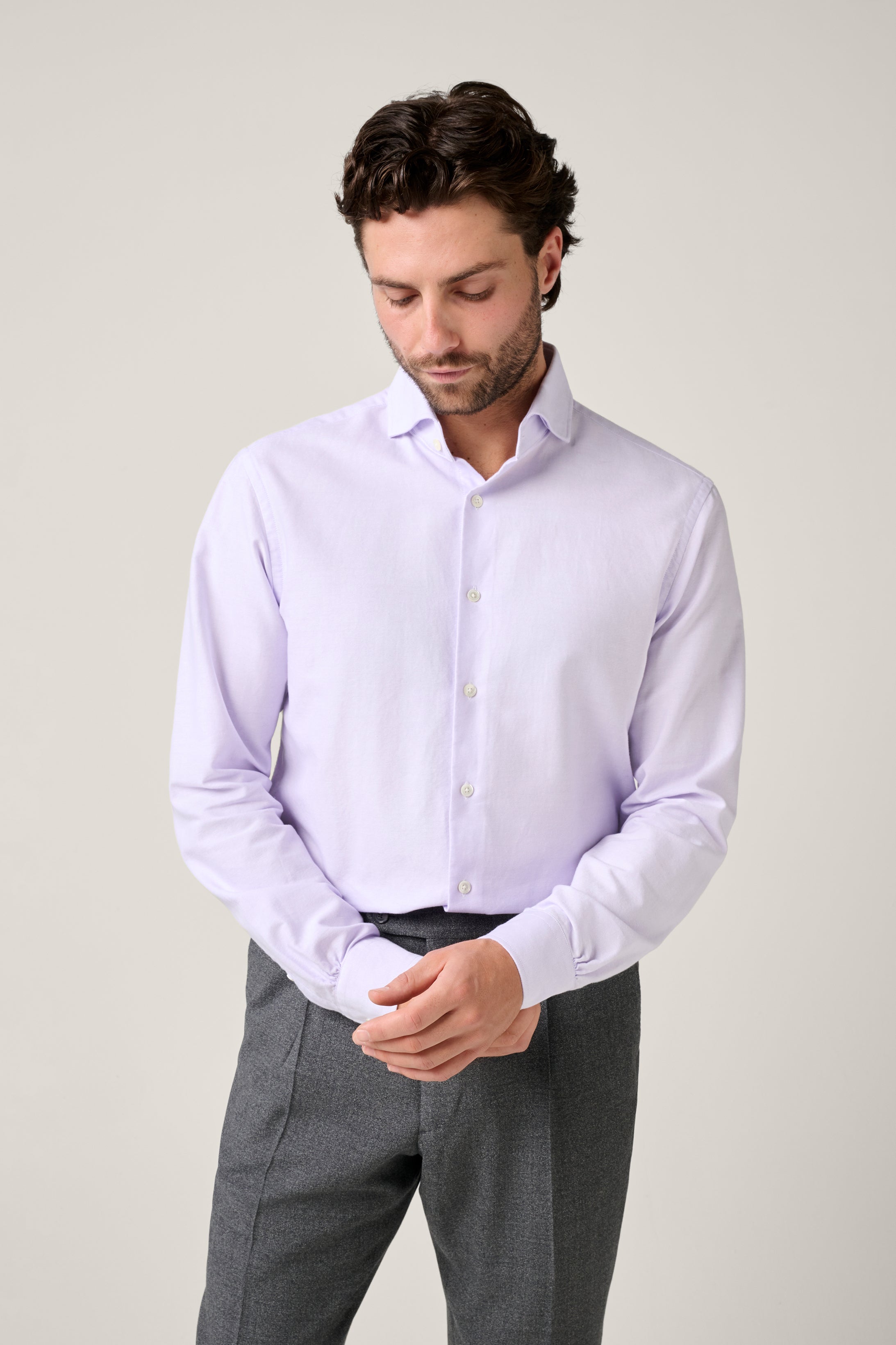 Fenner Oxford Shirt - Soft Purple - Pre-order