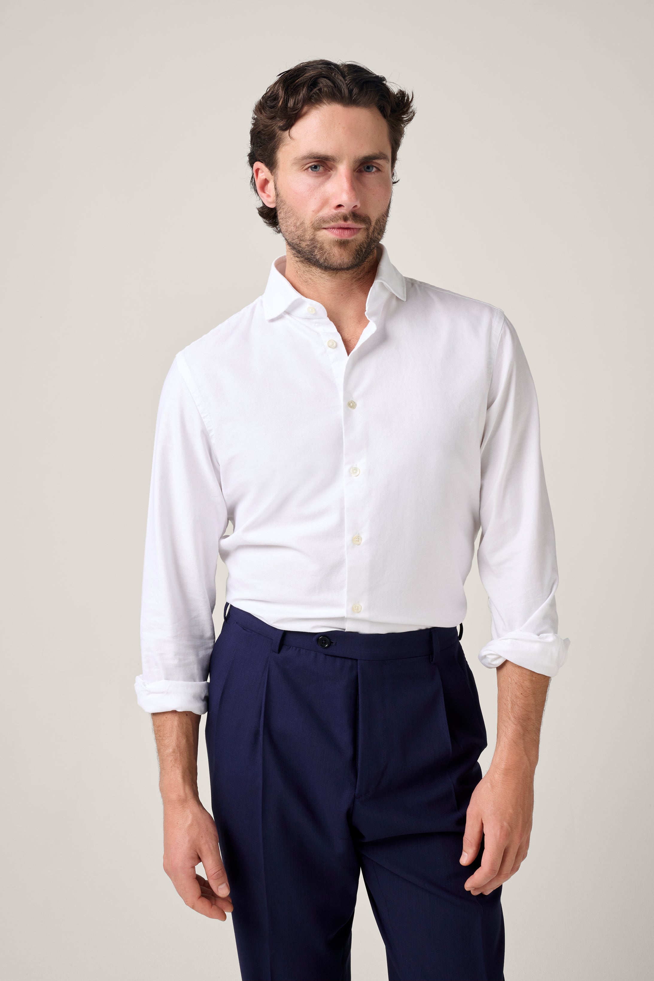 Fenner Oxford Shirt - White