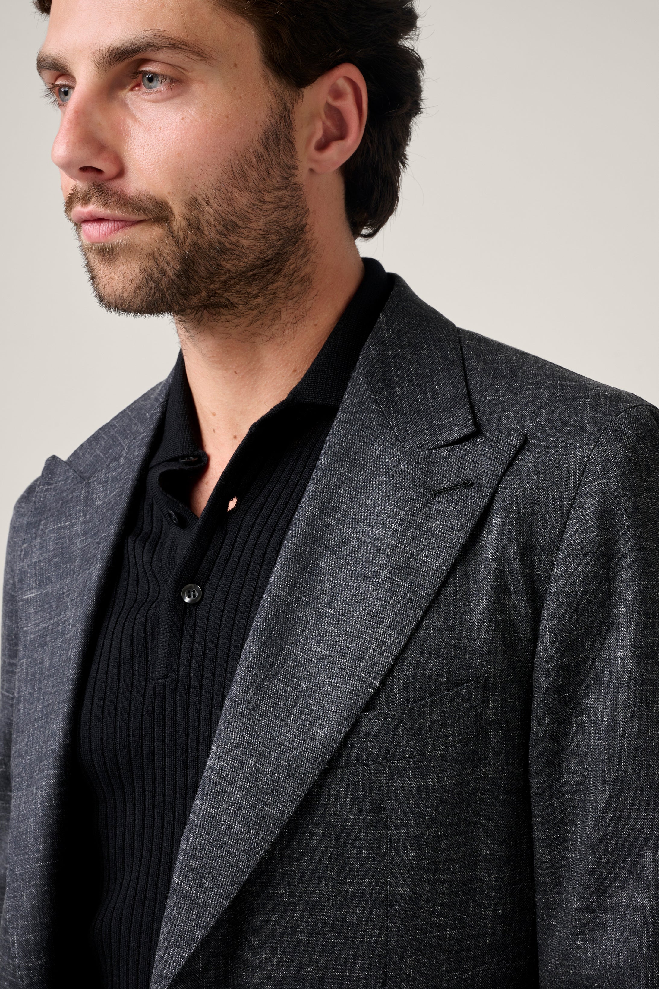 Charcoal blazer men sale