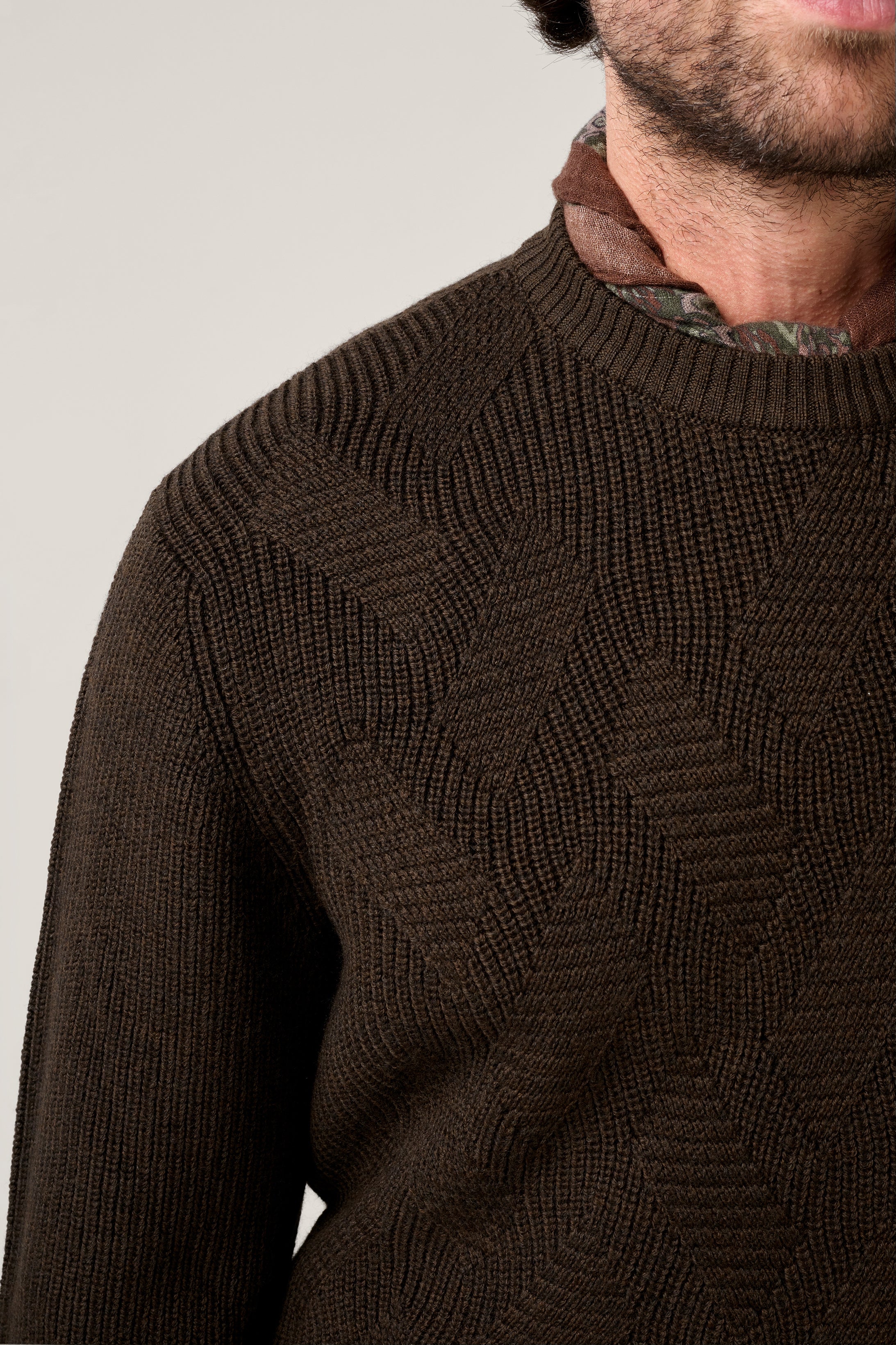 Radfords Cable Knit - Chocolate
