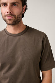 Coolum T-Shirt - Vintage Washed Chocolate