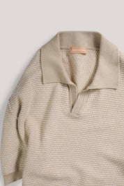 Beechworth Short Sleeved Polo - Salt