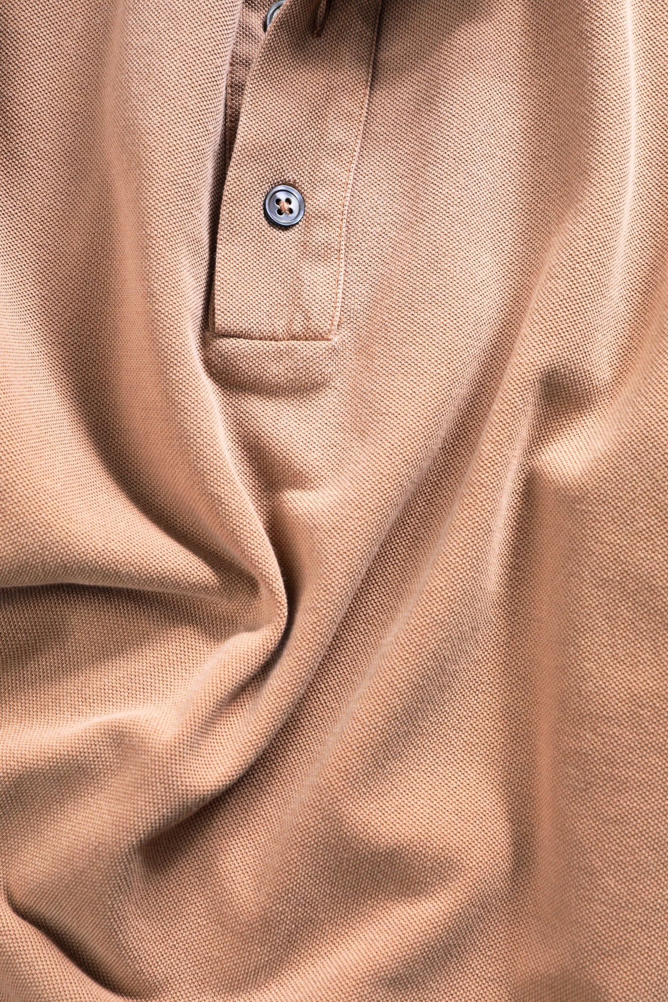 Hastings Long Sleeved Polo - Garment-Dyed Oatmeal