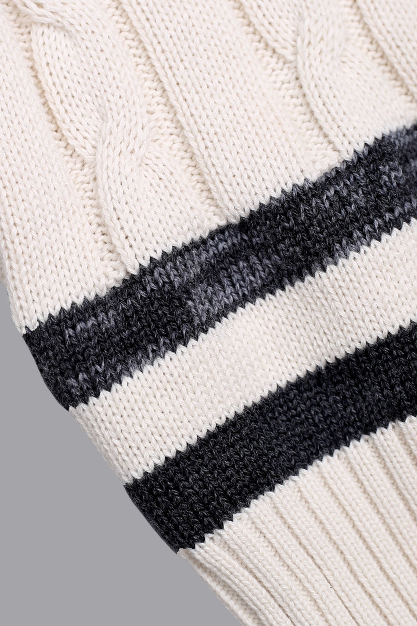Hughes Cotton Cricket Knit - Ivory,