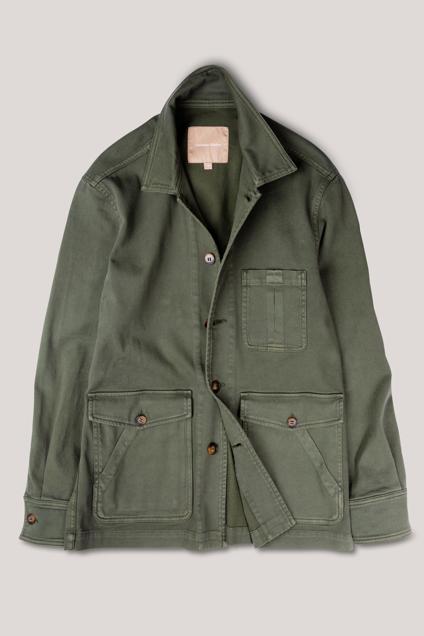 Fitzroy Chore Jacket - Garment Dyed Washed Olive