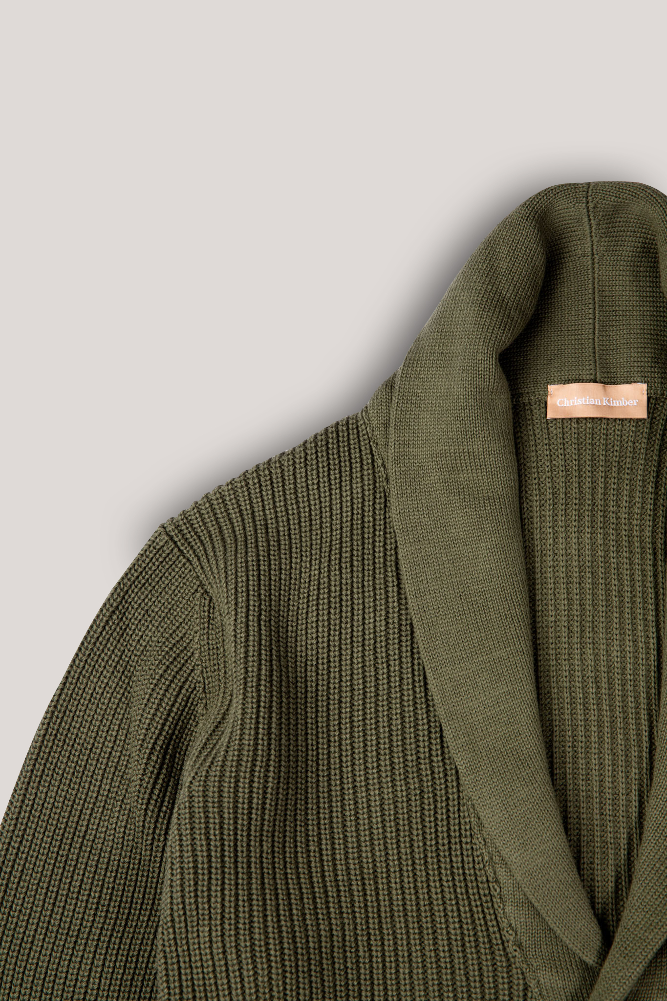 Kooyong Shawl Cardigan - Olive