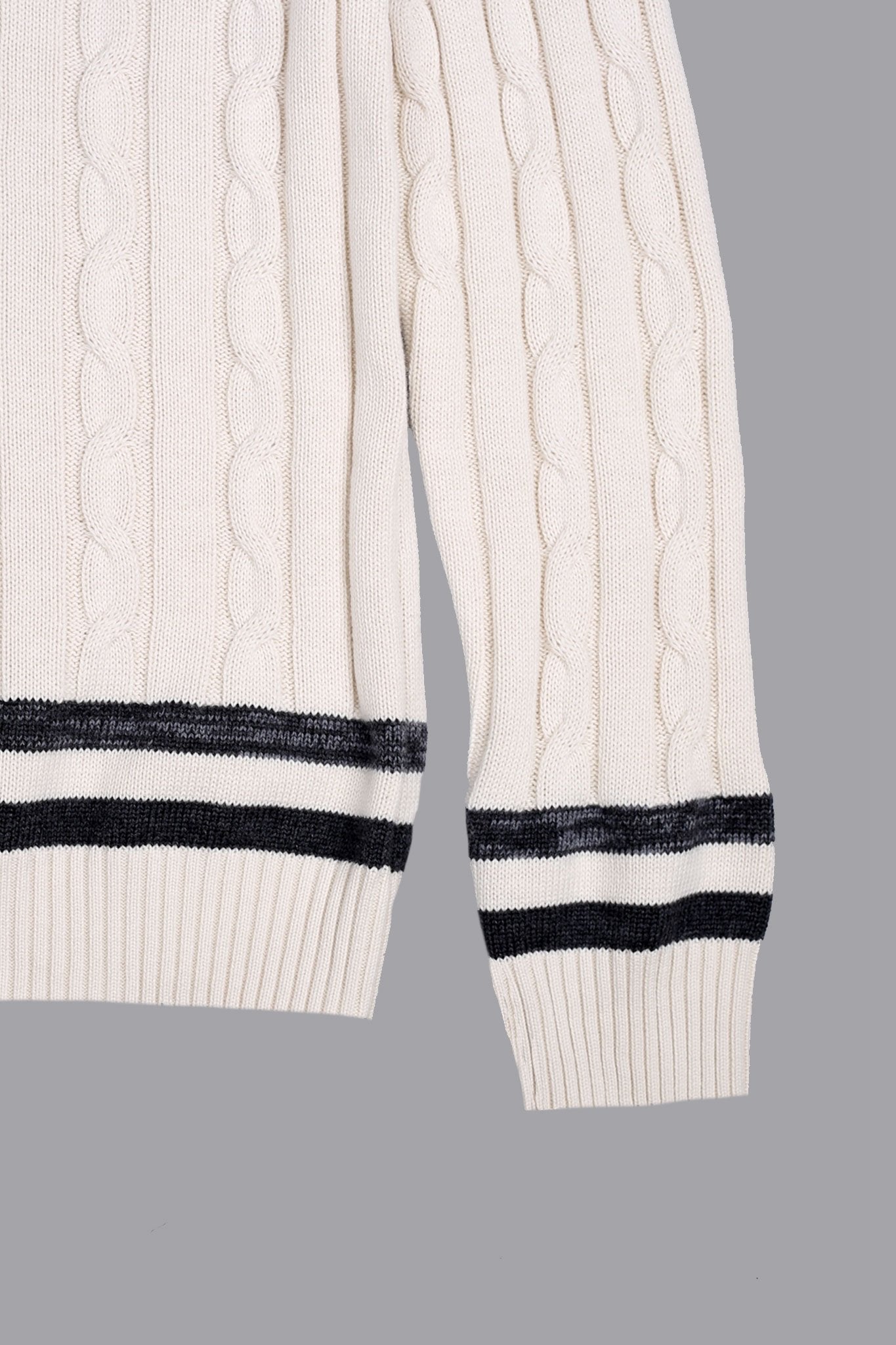 Hughes Cotton Cricket Knit - Ivory,
